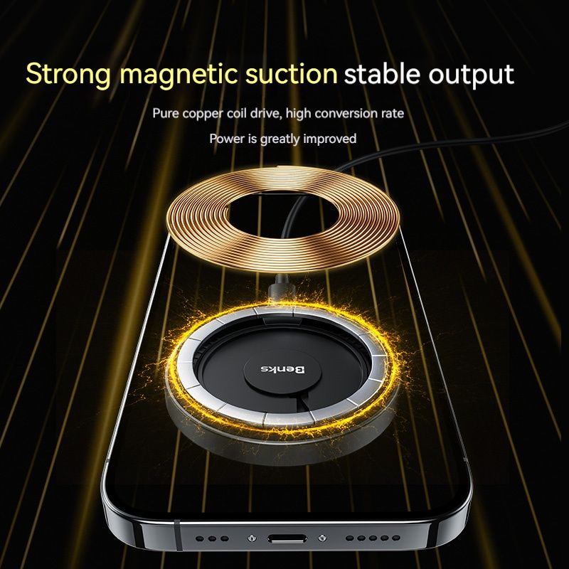 Transparent Ultimate Magnetic Wireless Fast Charger - Image 1