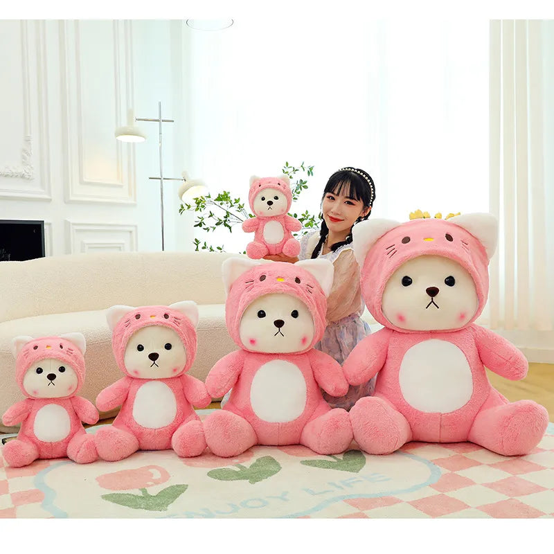 Pink Bear Soft Cuddle Plush - Image 1
