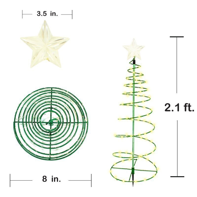 Solar Garden Led Christmas Tree Light - Image 3