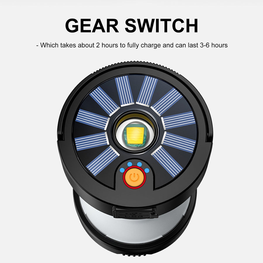 Magnetic Solar Powered Emergency Camping Light - Image 5