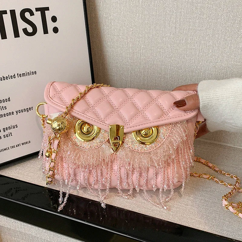 Night Owl Glitter Shoulder Bag - Image 8