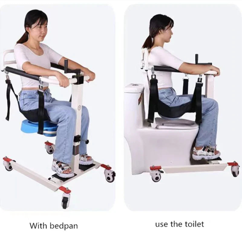 Simplified Elderly Patient Movement Mobility Bed Assistant Wheelchair - Image 6