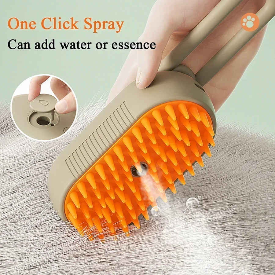 3in1 Steamy Electric Pet Brush - Image 4