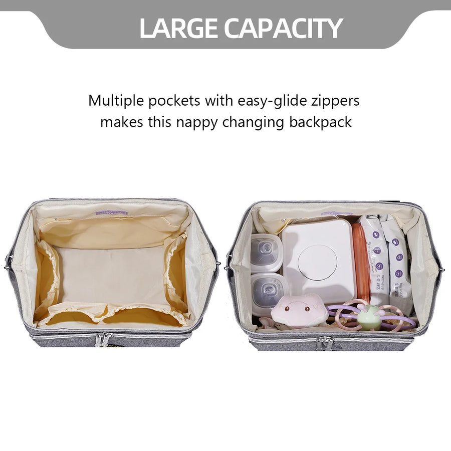 Baby Diaper Large Capacity Stylish Modern Backpack - Image 5