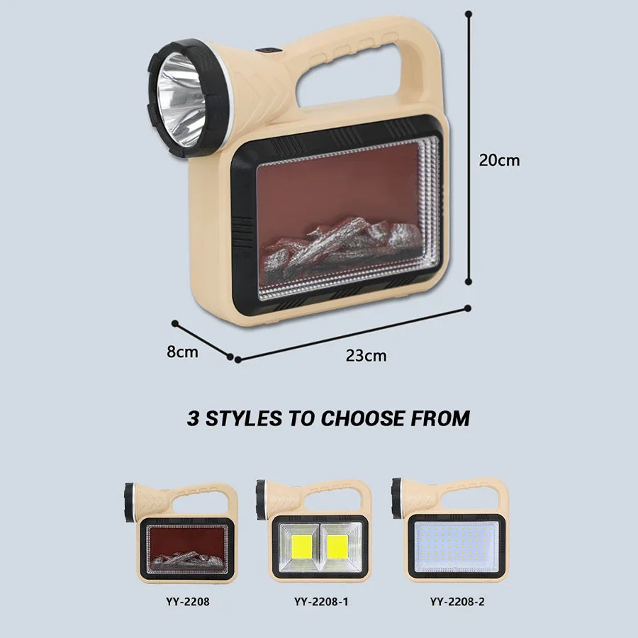 Sun Glow Solar LED Camping Flashlight - Image 4
