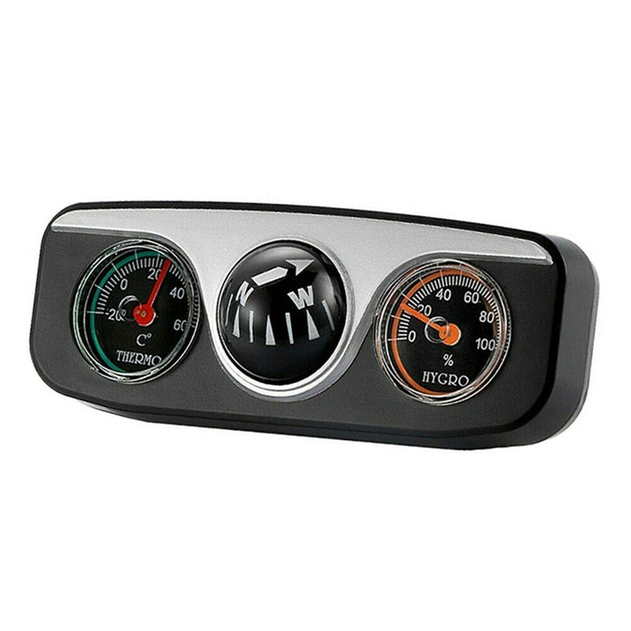 Stylish Retro Car Thermometer Compass - Image 5