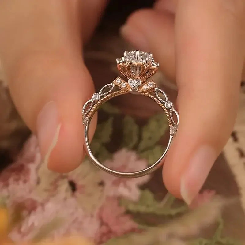 Eternal Rose Moissanite Women Ring - Image 3