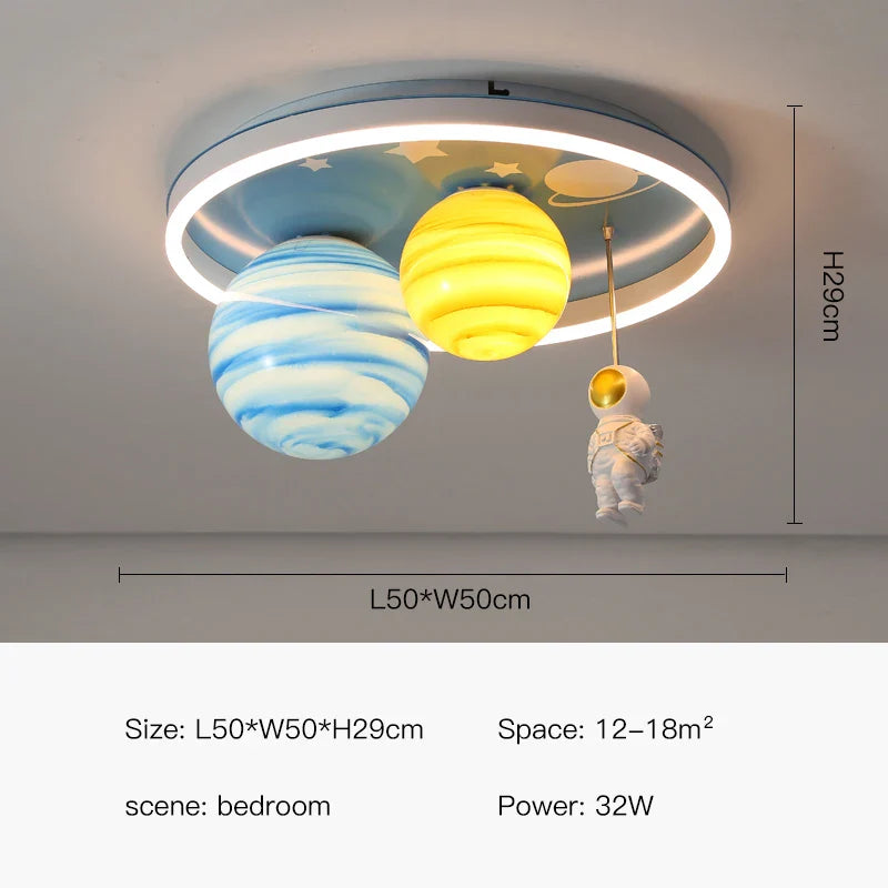 Dreamy Astronaut Lunar Light Led Ceiling Lamps - Image 7