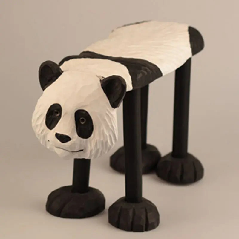 Wild Forest Wooden Footrest Stool