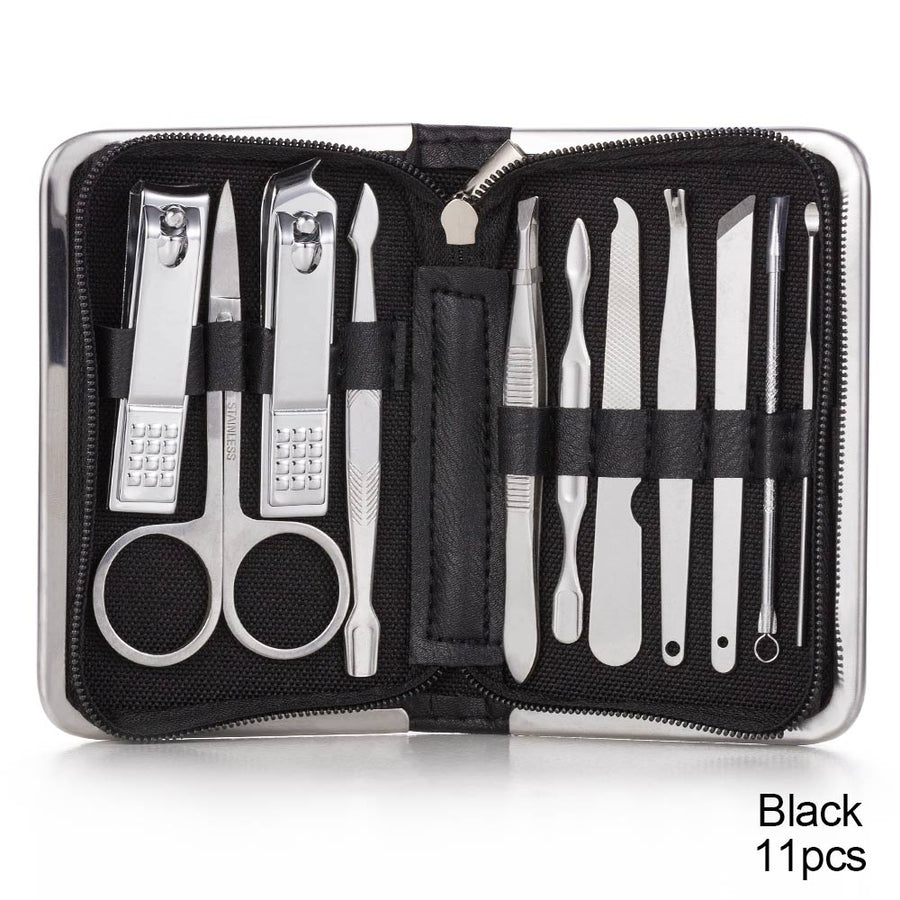 Easy Carry All-in-One Stainless Steel Manicure Set - Image 6