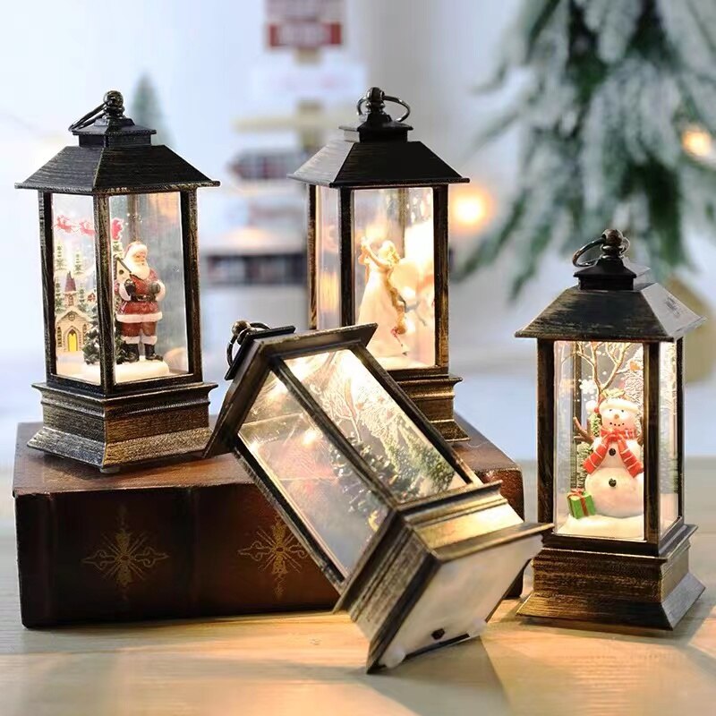 Retro Mini Christmas Lantern - Image 1