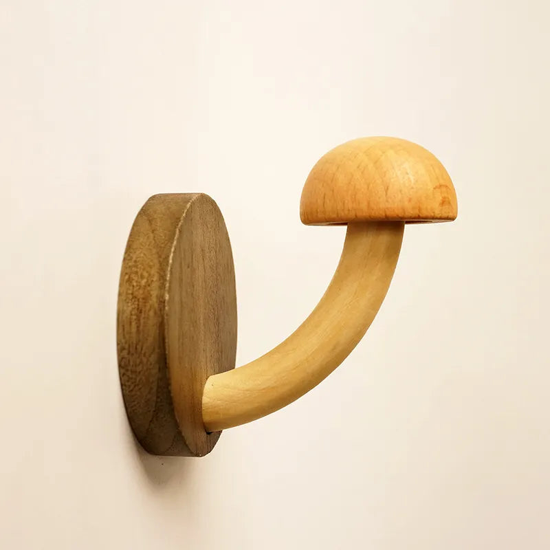 Mystic Mushroom Wooden Wall Clothes Hanger - Image 7