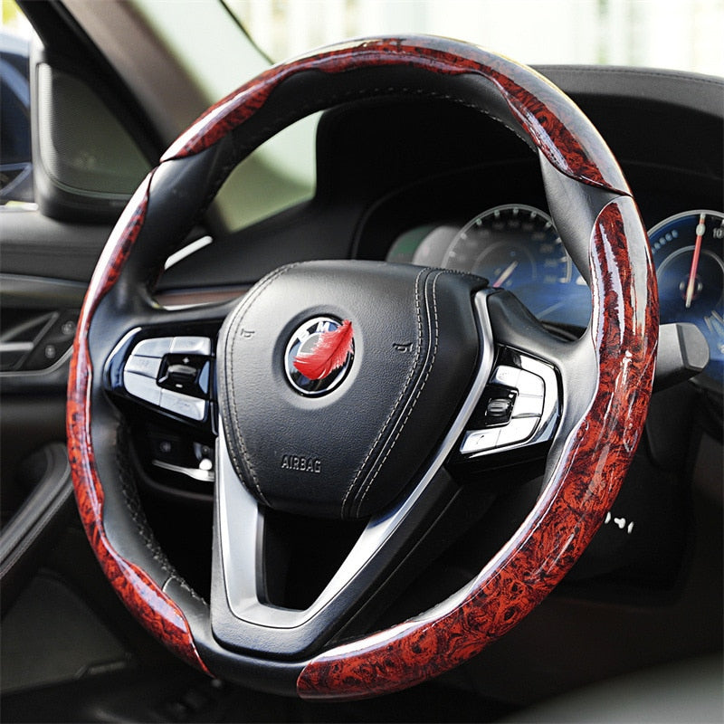 Non-Slip Wood Grain Car Wheel Cover - Image 6