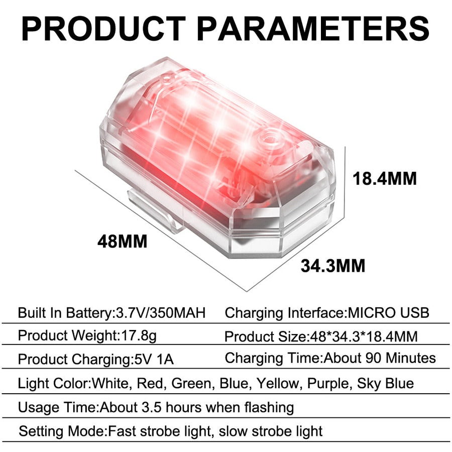 Anti-Collision Wireless Remote Control Flasher - Image 9