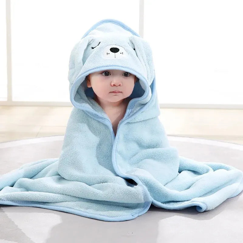 Animal-Themed Hooded Baby Bathrobe - Image 6