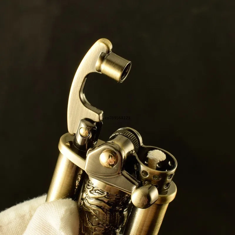 Eco Flame Vintage Brass Kerosene Lighter - Image 7
