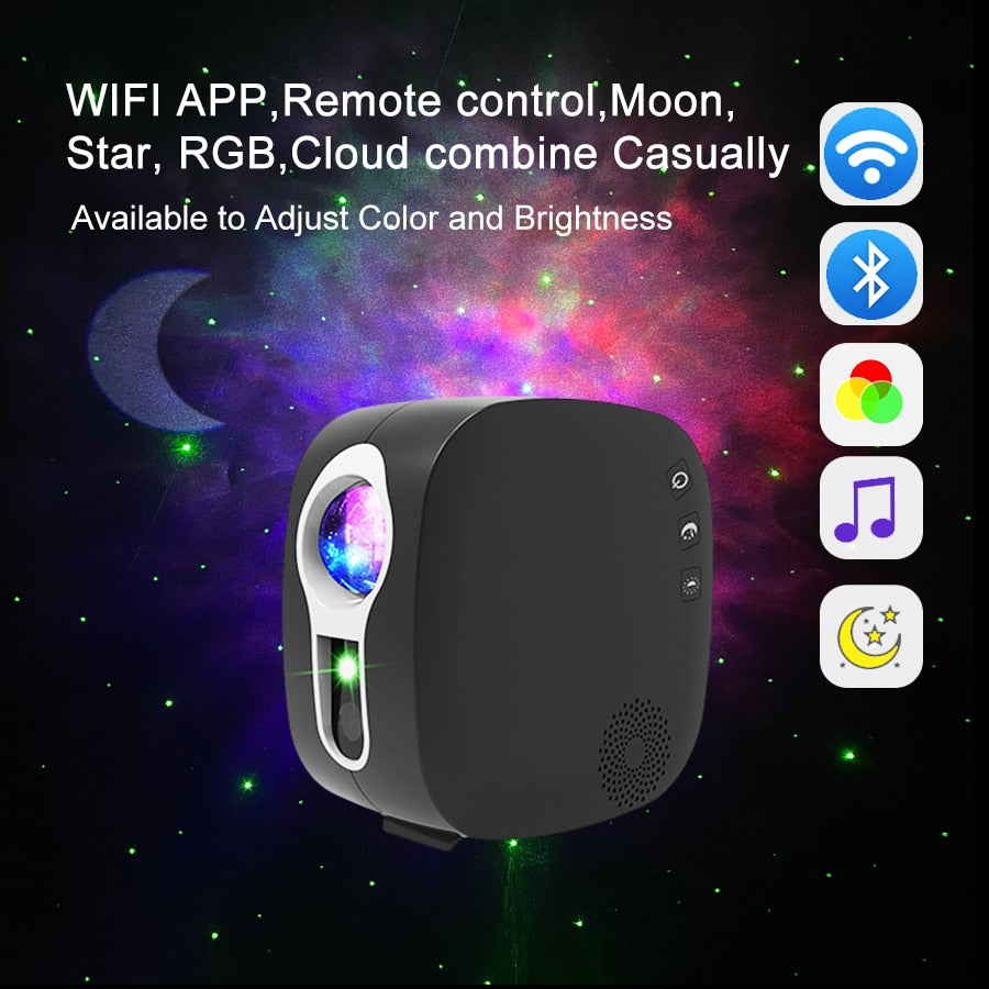 Galaxy Glow Rotating Starry Sky Projector - Image 1