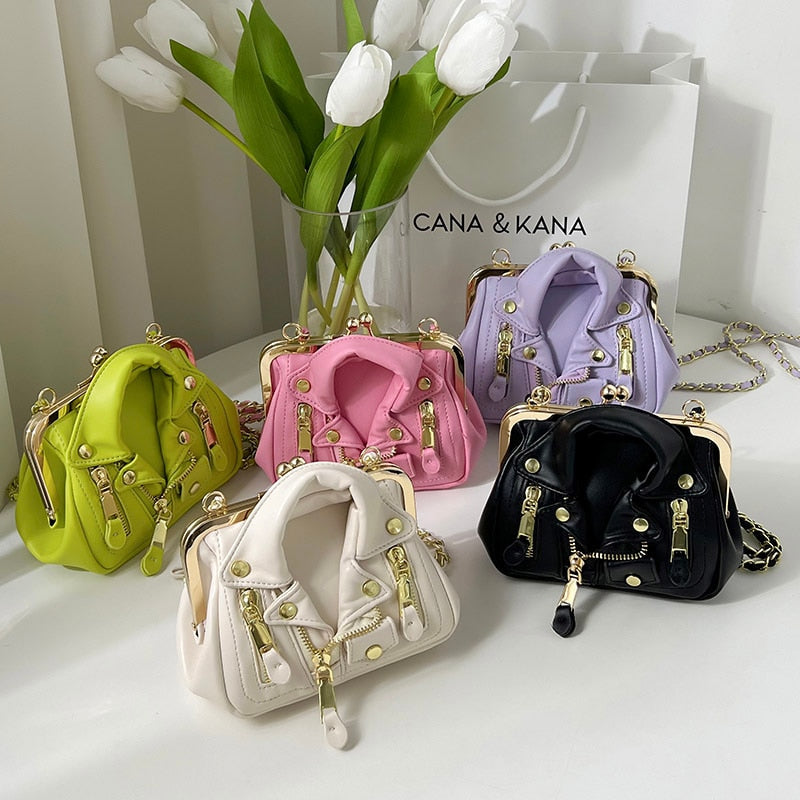 Funky Jacket Design Mini Shoulder Bag - Image 3