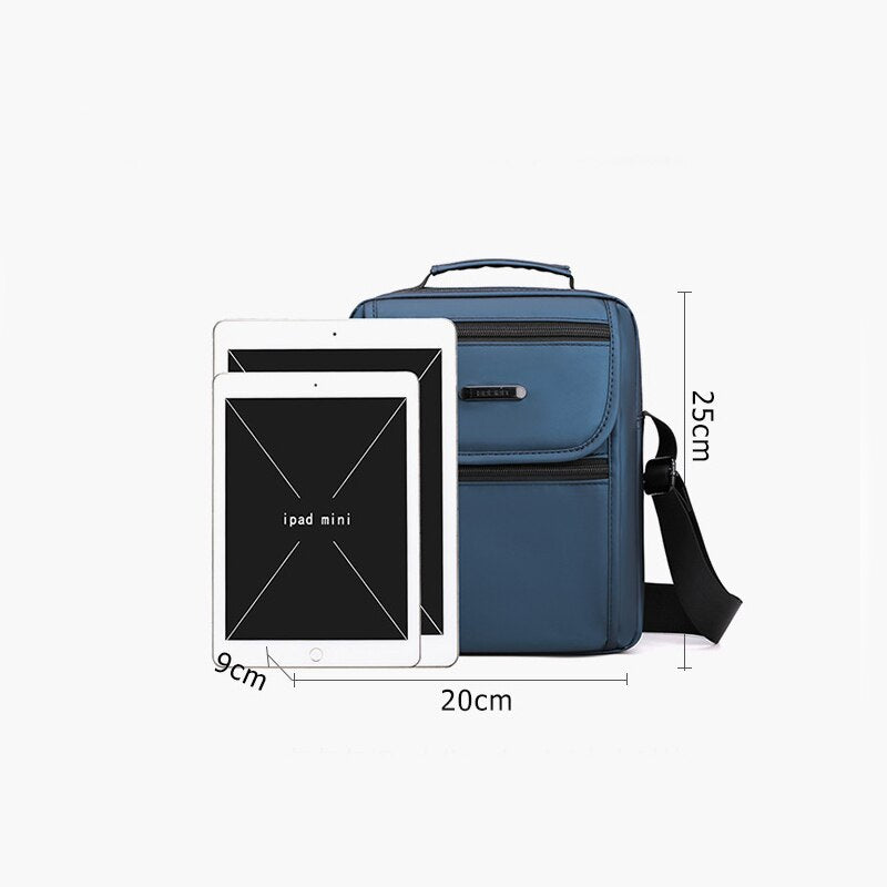 Travel Smart Multi-Layer Shoulder Messenger Bag - Image 3