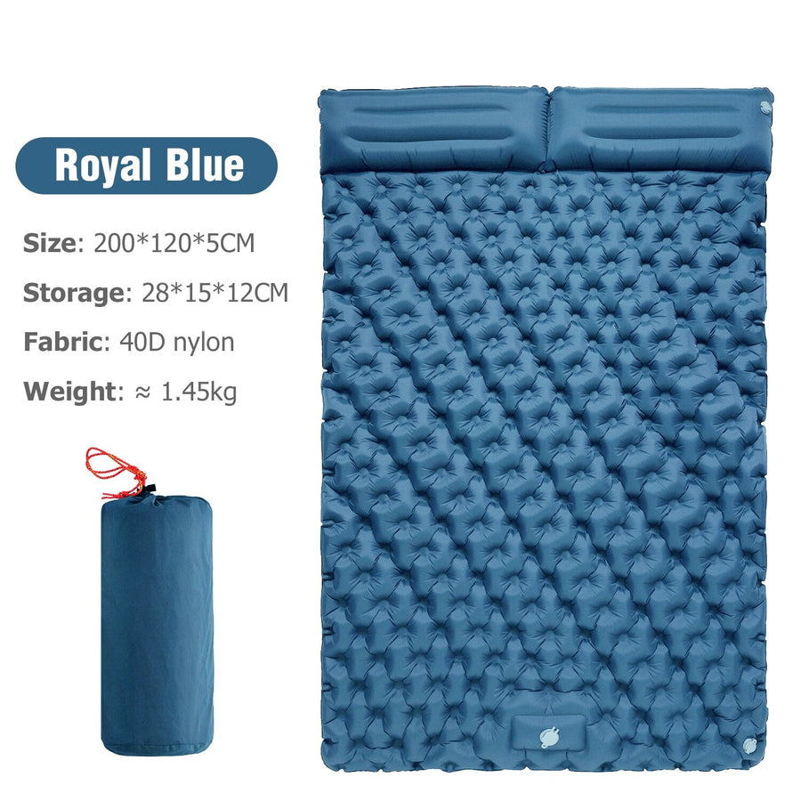Portable Inflatable Built-in Pillow Nature Nest Camping Bed - Image 10