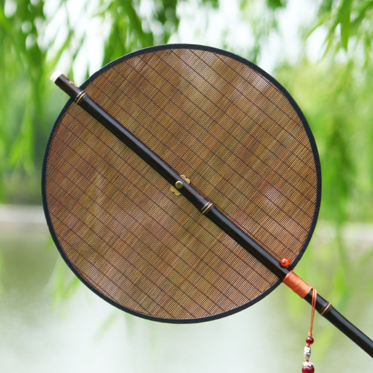 Foldable Bamboo Silk Hand Fan - Image 16