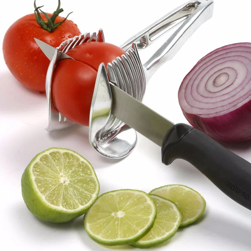 Stable Cutting Fruit Vegetable Holder Slicer - Image 4