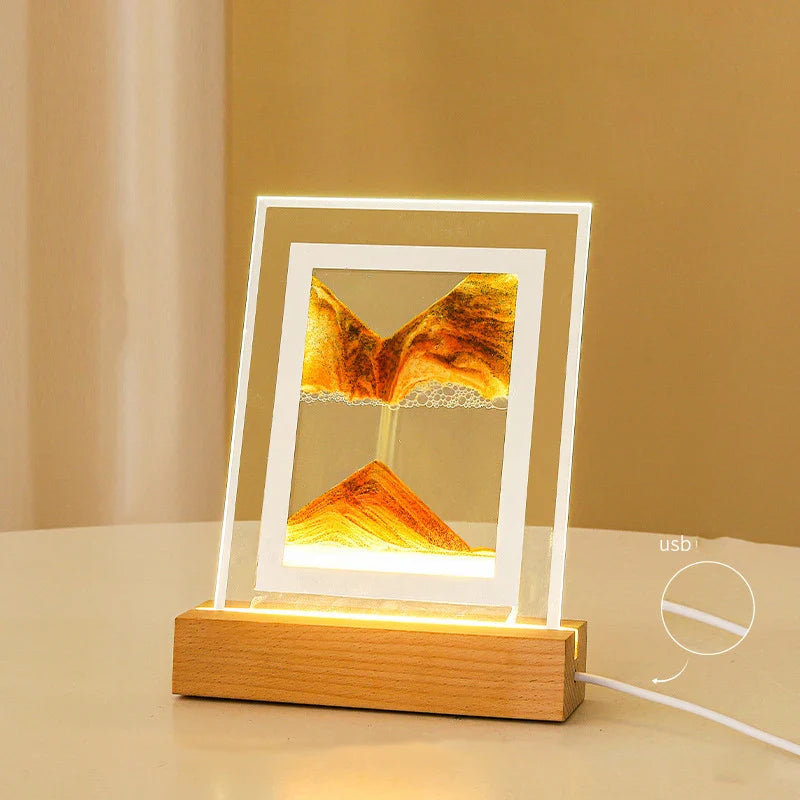 Sand Art LED Quicksand Artistic Table Lamp - Image 8