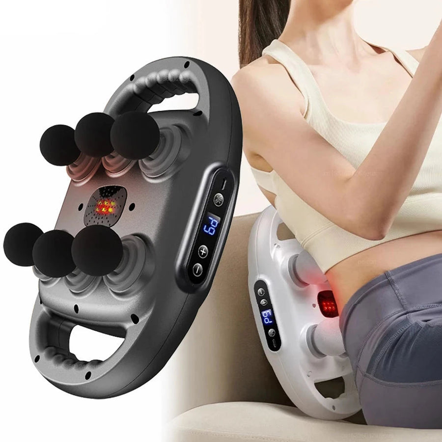 Six-Head Muscle Relief Massager Gun - Image 0