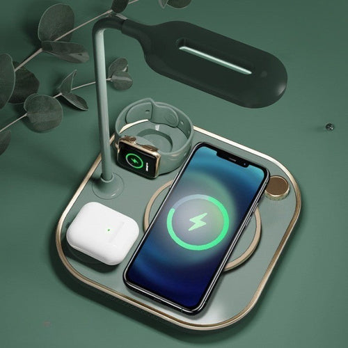 Glow Wireless Charger Station LED Desk Lamp - Image 0