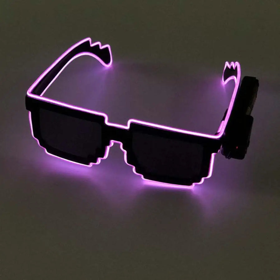 Flashing Luminous 8-Bit Stylish Party Glasses - Image 10