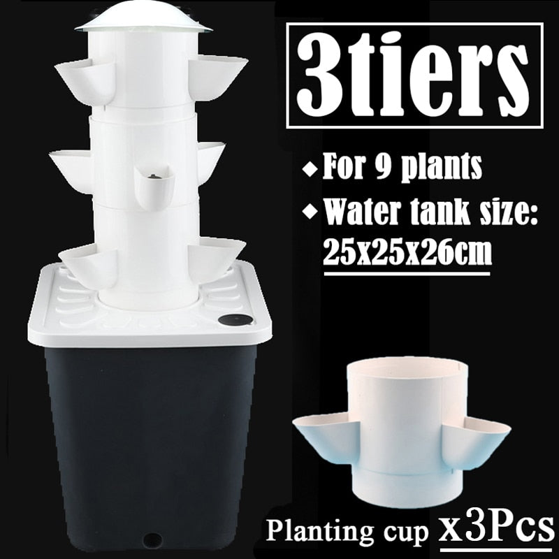 Green Life Vertical Hydroponic Home Gardening Kit - Image 11