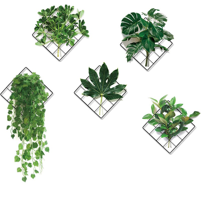 3D Nature Wind Green Plant Wall Sticker - Image 6