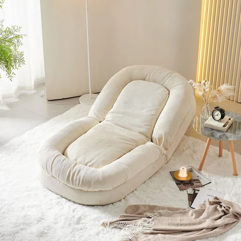 Scandinavian Style Foldable Retractable Lounge Chair - Image 1