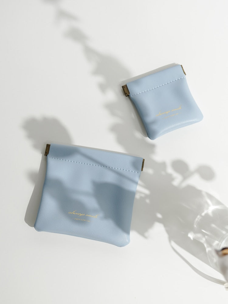 Waterproof Mini Leather Makeup Bag - Image 4