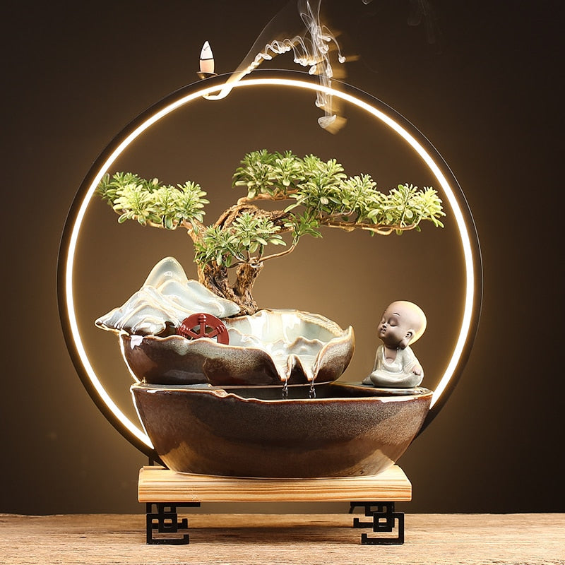 Forest Life Aroma Therapy Waterfall Incense Burner - Image 9