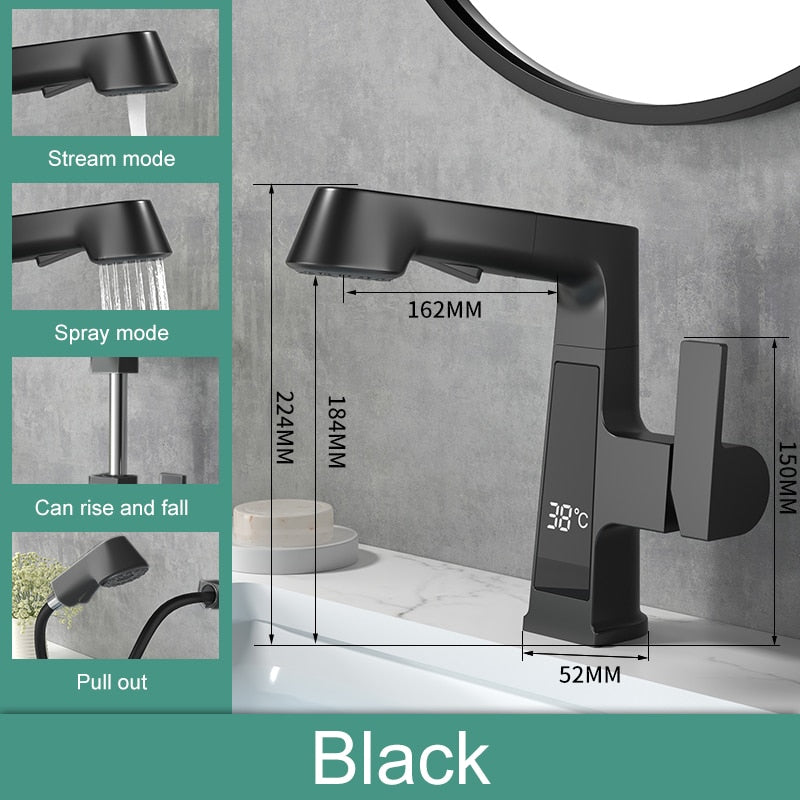 Elegant Temperature Display Smart Faucet - Image 16