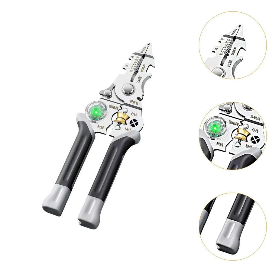 Multi-Task Wire Stripper Voltage Detector Plier - Image 5