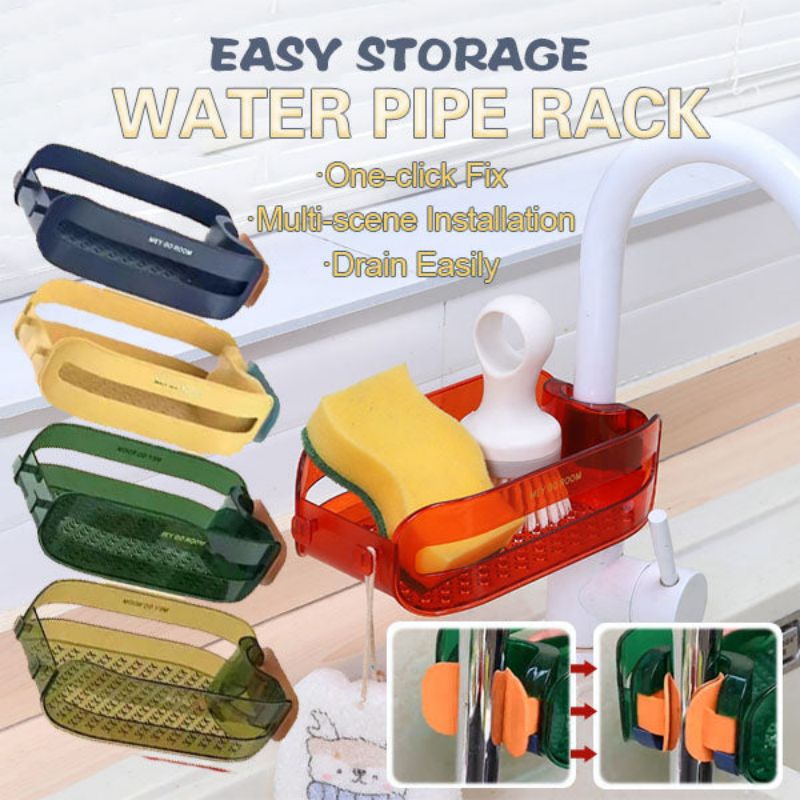 2in1 Sponge Holder Sink Organizer Rack - Image 4
