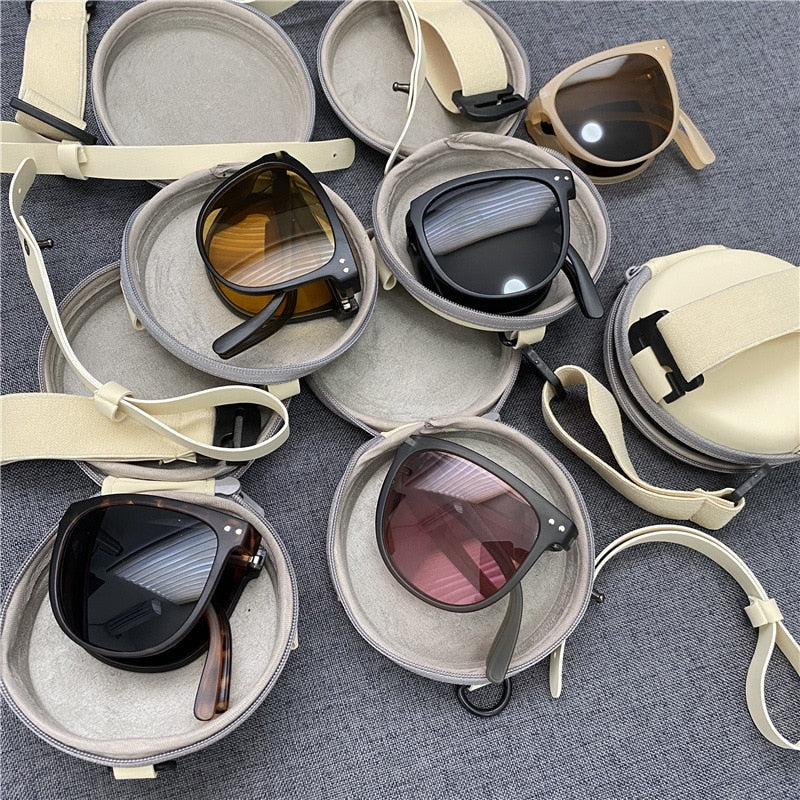 Anti-UV Foldable Fashion Flex Clear Vision Sunglasses - Image 1
