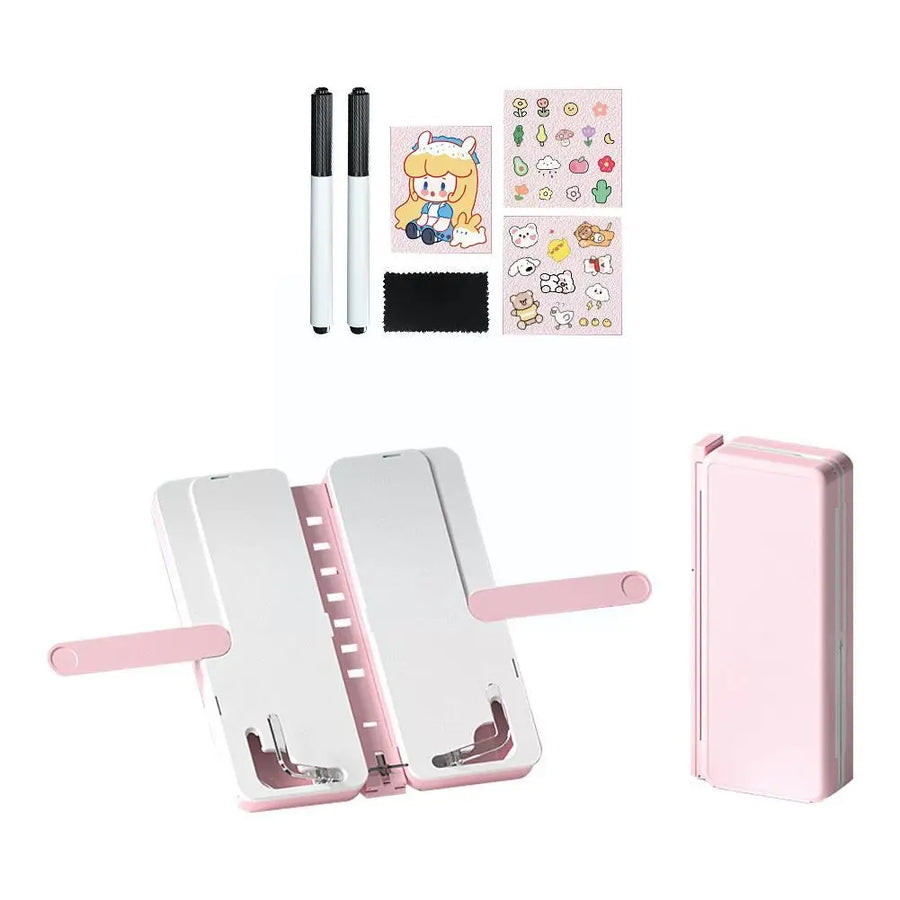Note Keeper Foldable Book Holder Pencil Box - Image 5