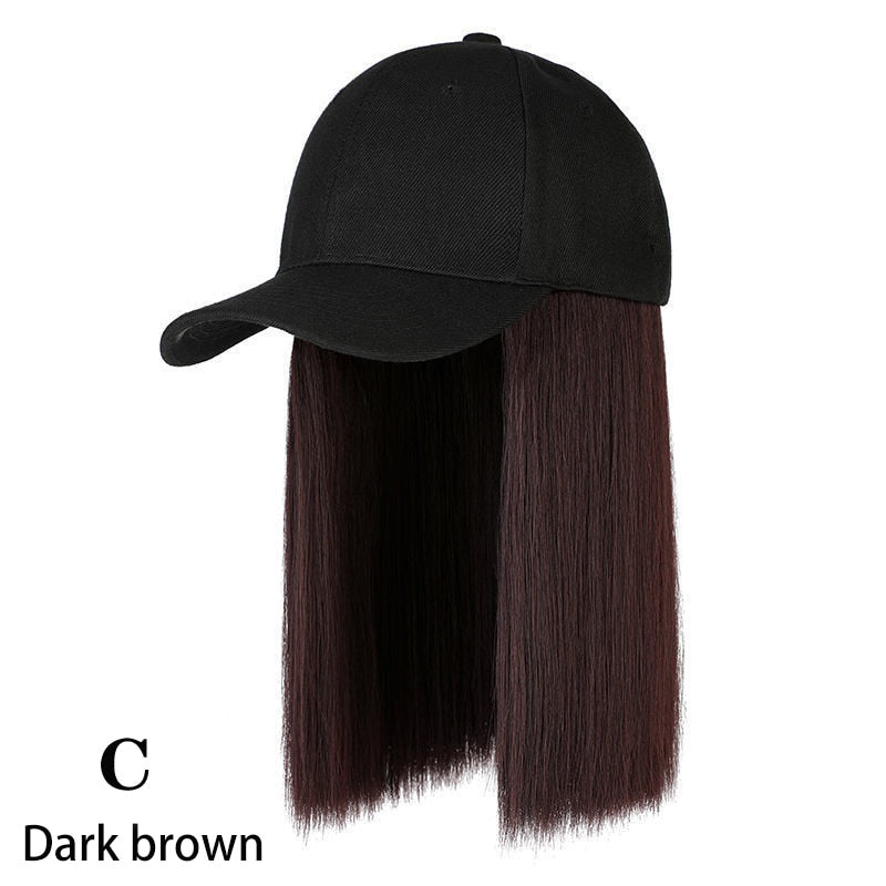 Knitted Long Hair Wig Beanie - Image 18