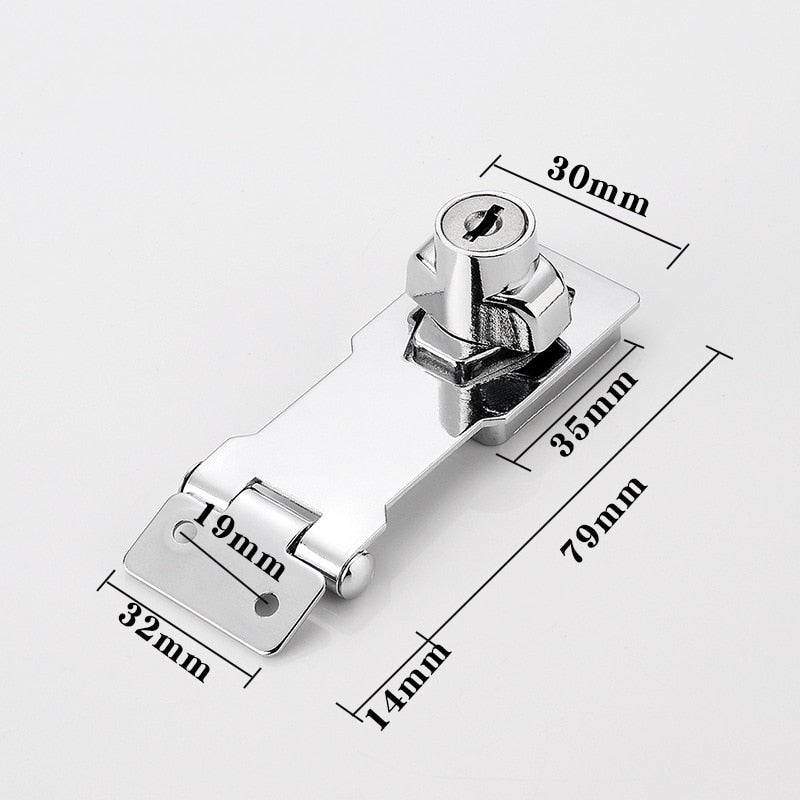 Cabinet Secure Stainless Steel Heavy Duty Drawer Lock - Image 11