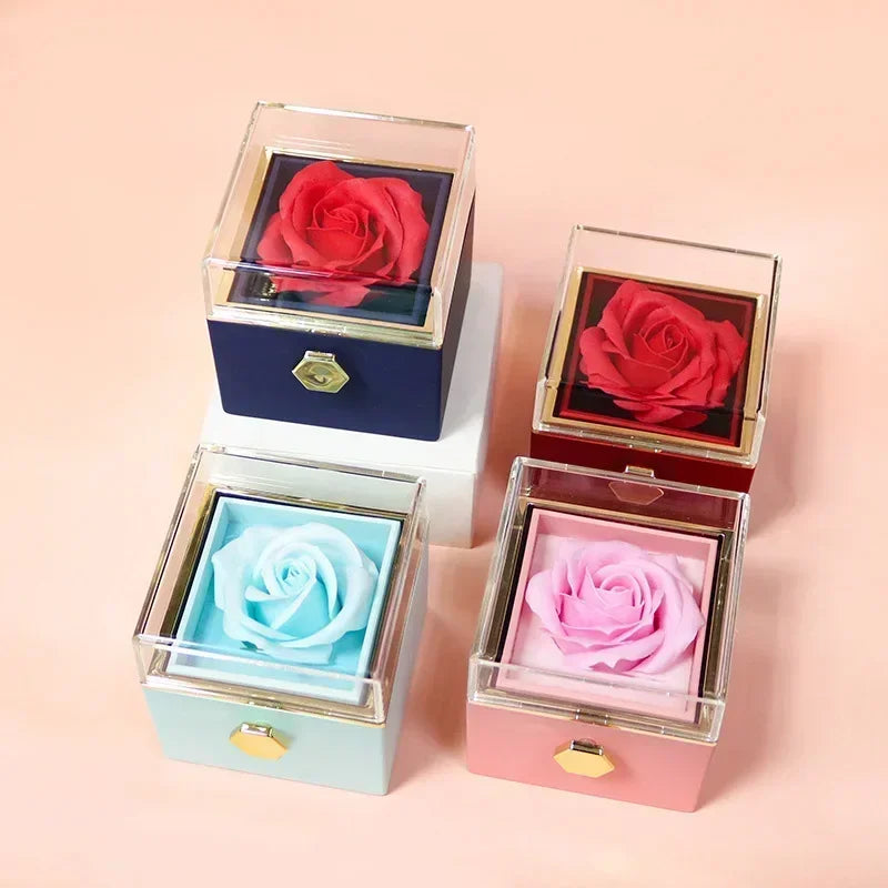 Eternal Rose Spin Display Jewelry Box - Image 0