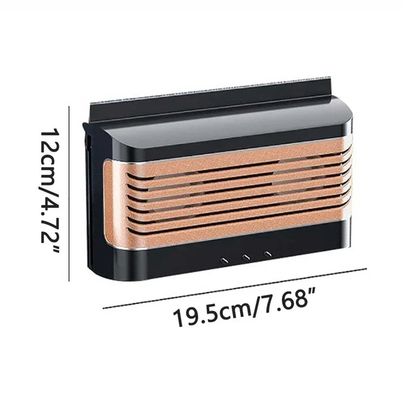 Air Purifier Cleaning System Solar Powered Car Fan - Image 6