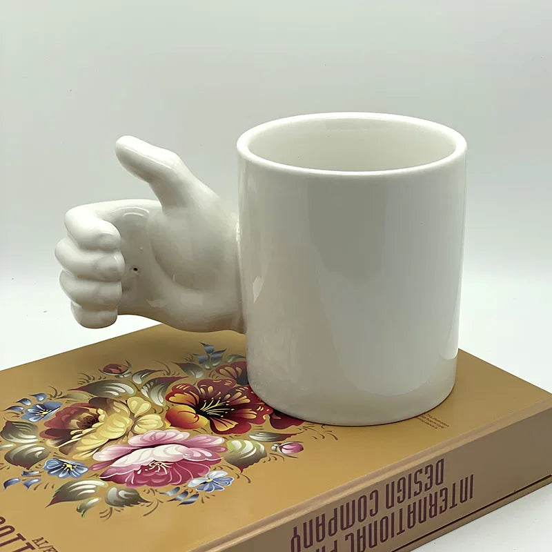 Hand Grip Artistic Mug - Image 0