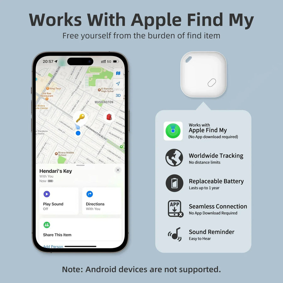 Secure Tag Mini GPS Anti Lost Bluetooth Tracker - Image 1