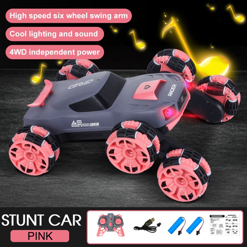 Six-Wheel Electric RC Stunt Toy Car - Image 8