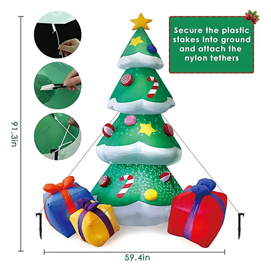Giant Inflatable Glowing Christmas Tree - Image 9