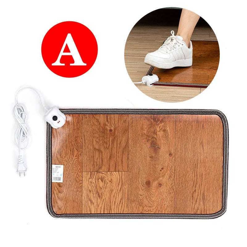 Heat Zone Adjustable Leather Foot Warmer Mat - Image 5