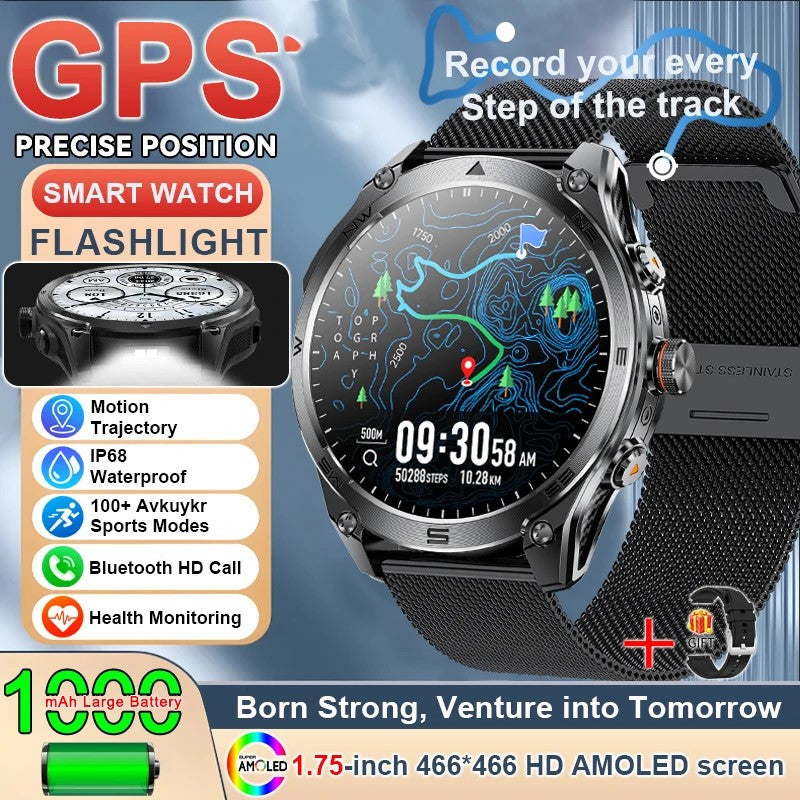 Advanced Sports GPS Waterproof Fitness Tracker Smartwatch - Image 4